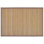 Voir la diapositive 2 : VIDAXL Napperons 6 pcs Bambou 30 x 45 cm Marron