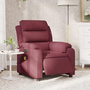 Voir la diapositive 1 : VIDAXL Fauteuil de massage inclinable electrique Rouge bordeaux Tissu
