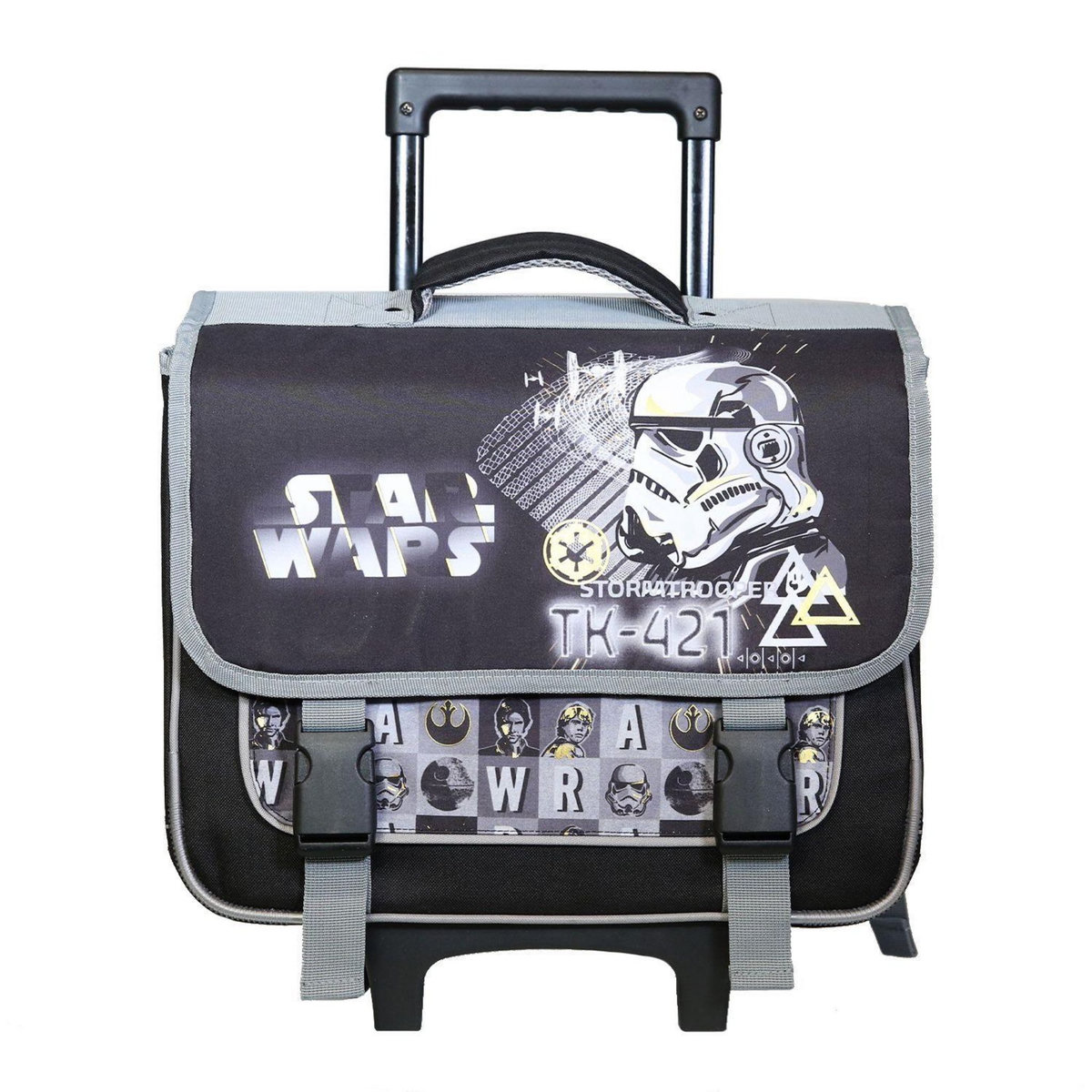 Bagtrotter BAGTROTTER Cartable à roulettes 38 cm Disney Star Wars Noir