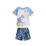 Petit Béguin Pyjama enfant manches courtes Gamboa. Coloris disponibles : Bleu
