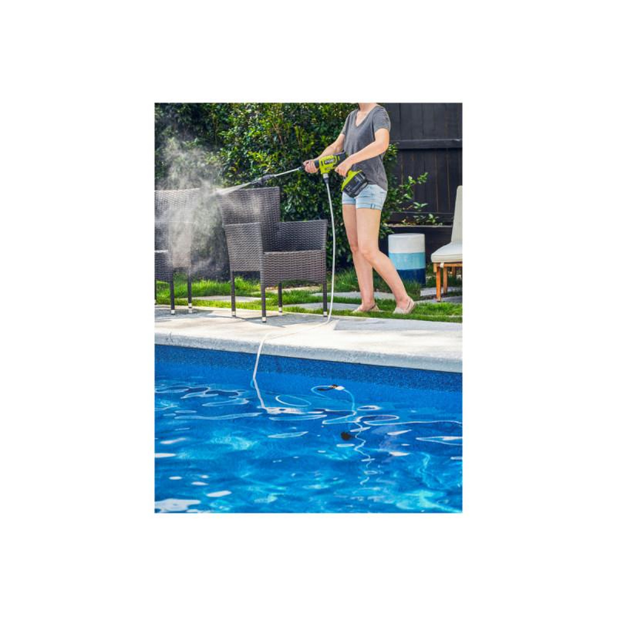Voir la diapositive 2 : Ryobi Kit d'aspiration RYOBI pour nettoyeurs et pistolets haute pression - 6 mètres - RAC769