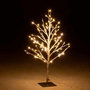 Voir la diapositive 3 : Paris Prix Arbre Déco Led en Métal  Dénudé  60cm Argent