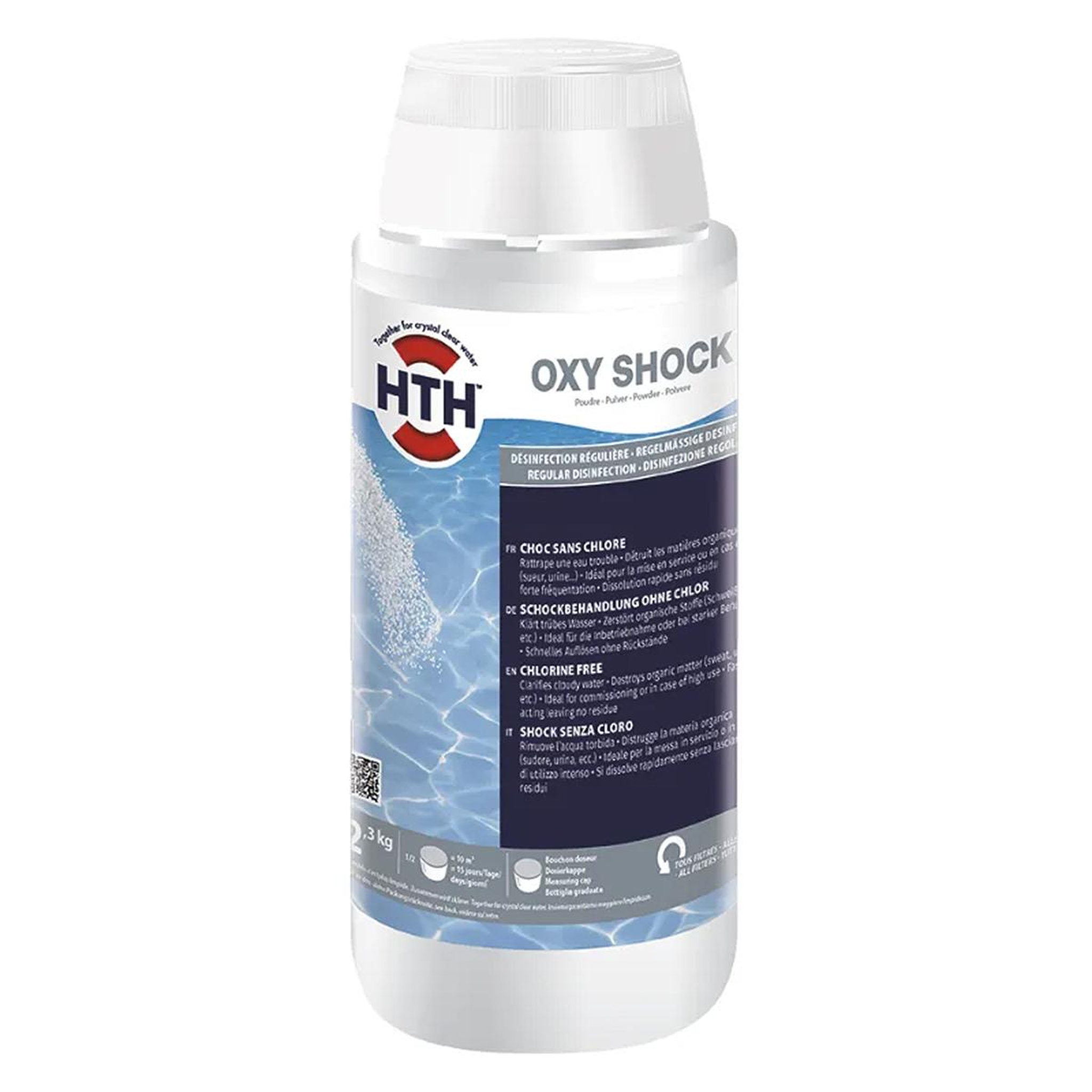 HTH Traitement choc à l'oxygène actif 2.3kg - OXY SHOCK 2.3KG