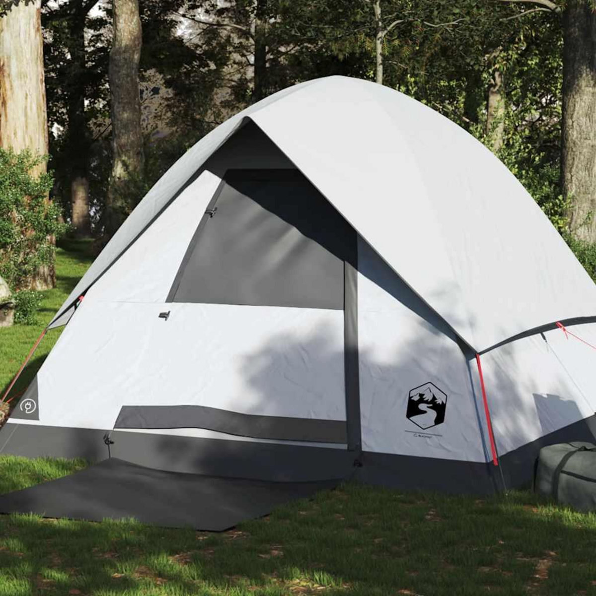 VIDAXL Tente de camping a dome 4 personnes tissu occultant impermeable