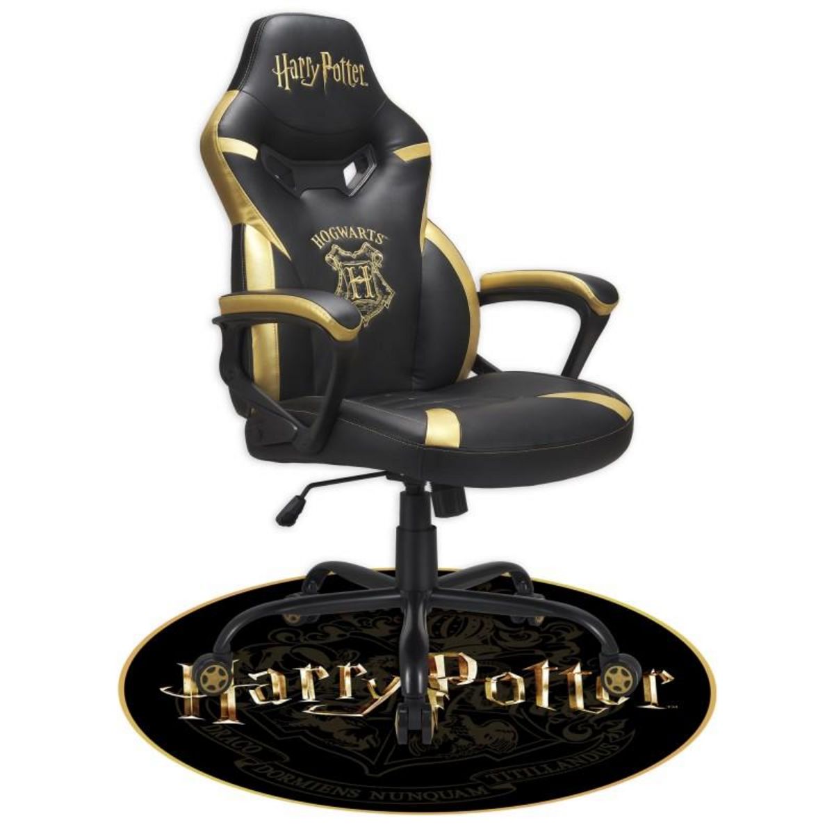 Subsonic Tapis de sol gamer Harry Potter Noir