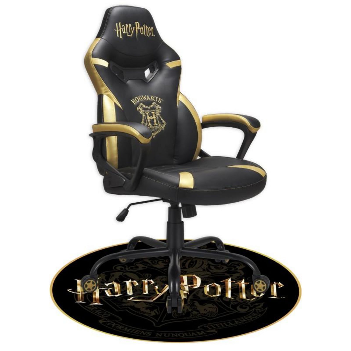 Subsonic Tapis de sol gamer Harry Potter Noir