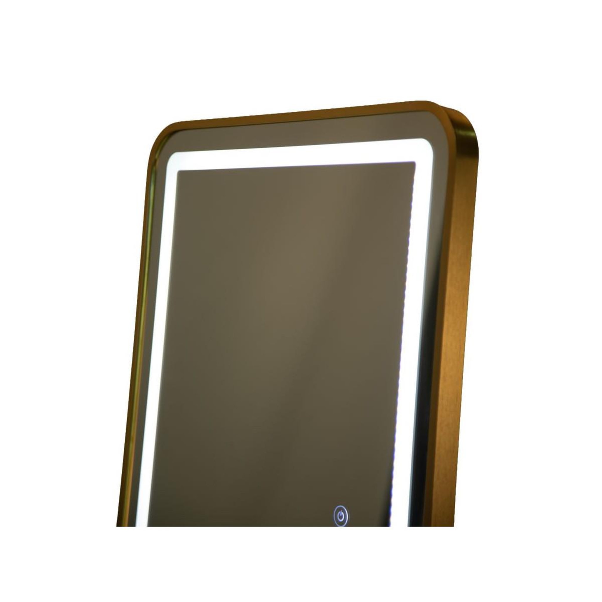 Voir la diapositive 5 : Paris Prix Miroir sur Pied LED  Simple  160cm Or