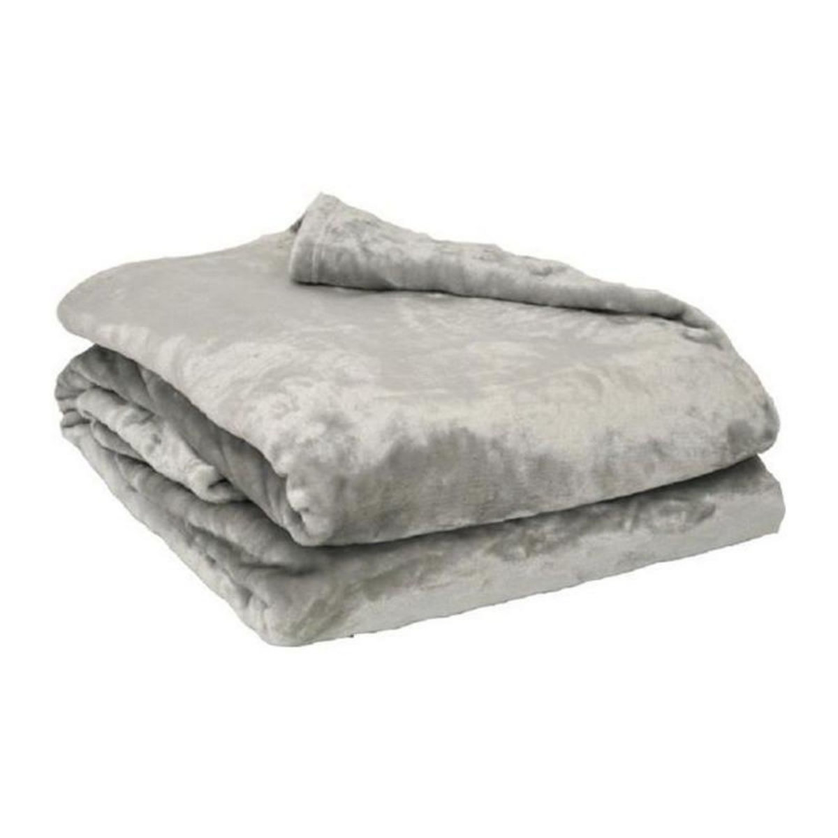 POYET MOTTE Plaid microflanelle 130x170 cm Perle