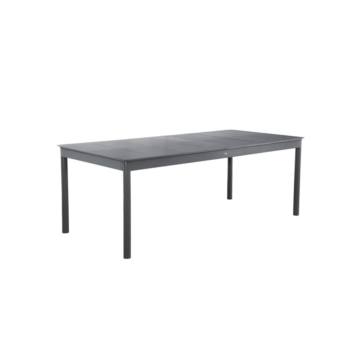 SWEEEK Table de jardin CHARLESTON extensible aluminium, 8 places, 210/300 x 100 x 75,5 cm