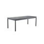 Voir la diapositive 3 : SWEEEK Table de jardin CHARLESTON extensible aluminium, 8 places, 210/300 x 100 x 75,5 cm
