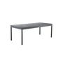 Voir la diapositive 3 : SWEEEK Table de jardin CHARLESTON extensible aluminium, 8 places, 210/300 x 100 x 75,5 cm
