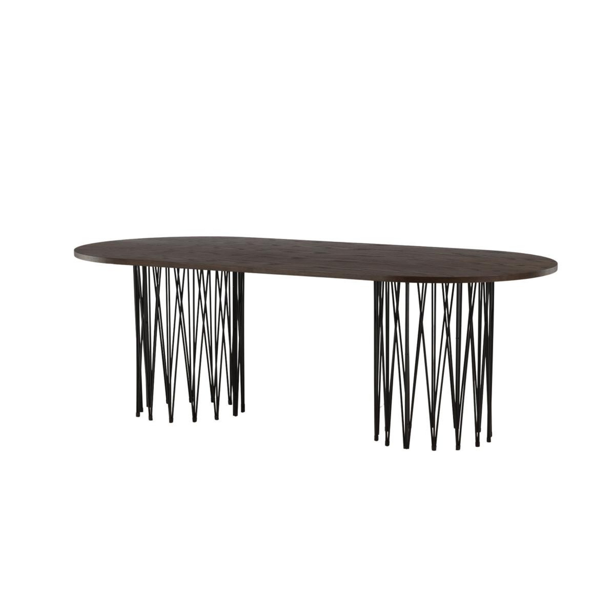 Voir la diapositive 3 : Paris Prix Table à manger design  stone  220cm marron