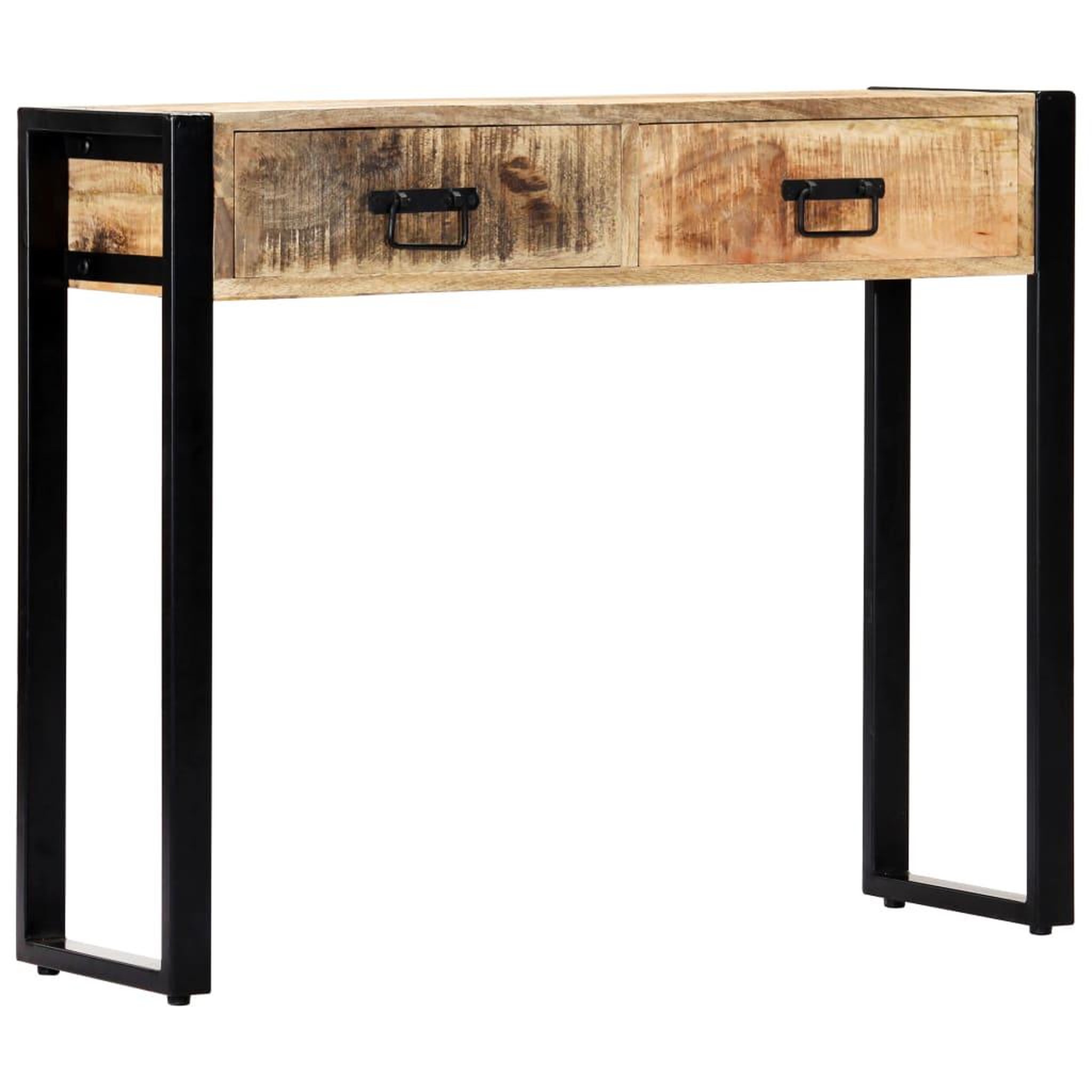 Voir la diapositive 1 : VIDAXL Table console 90 x 30 x 75 cm Bois de manguier massif