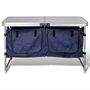 Voir la diapositive 2 : VIDAXL Placard de camping pliant avec cadre en aluminium