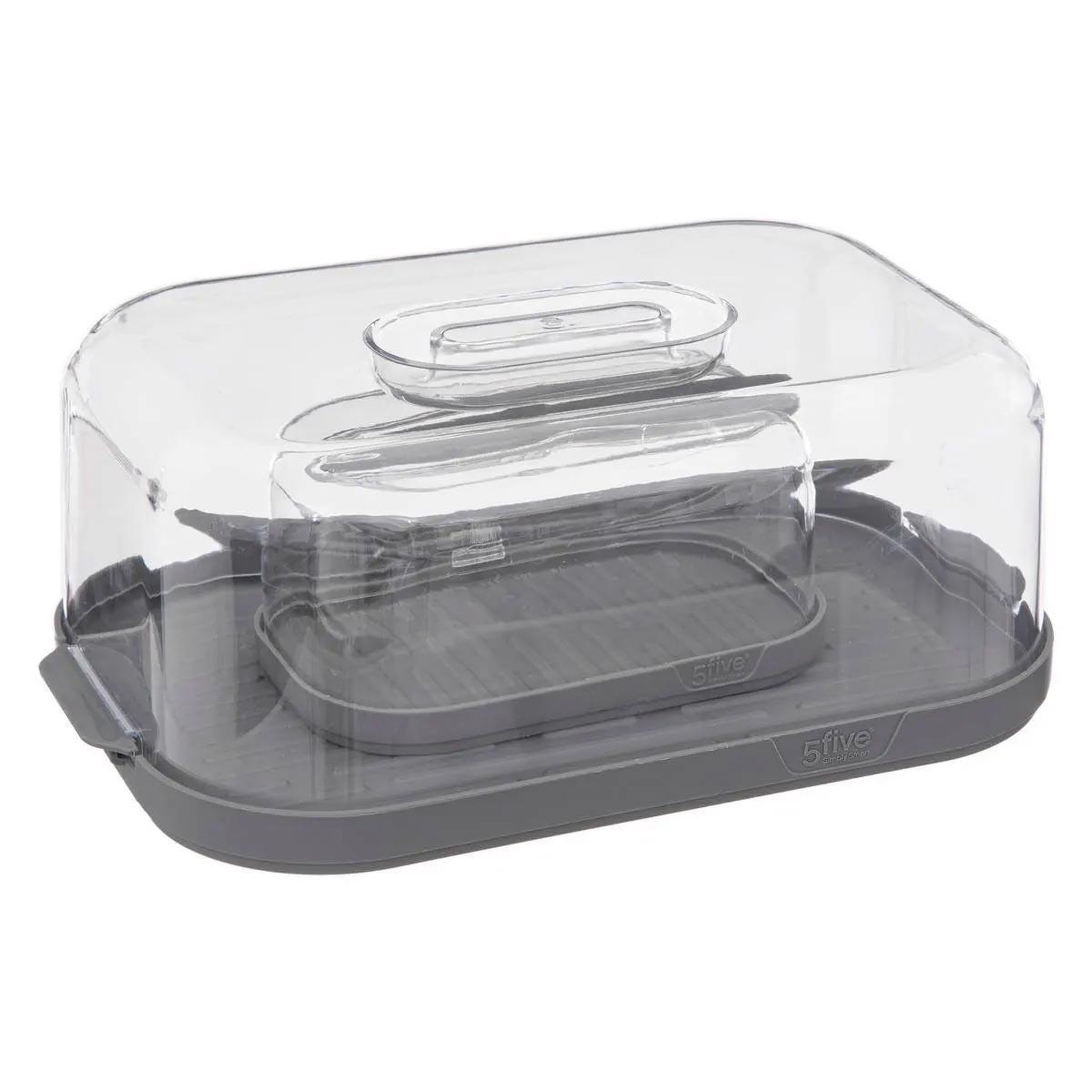 FIVE Boîte à Fromage & Beurrier  Fresheat  28cm Gris