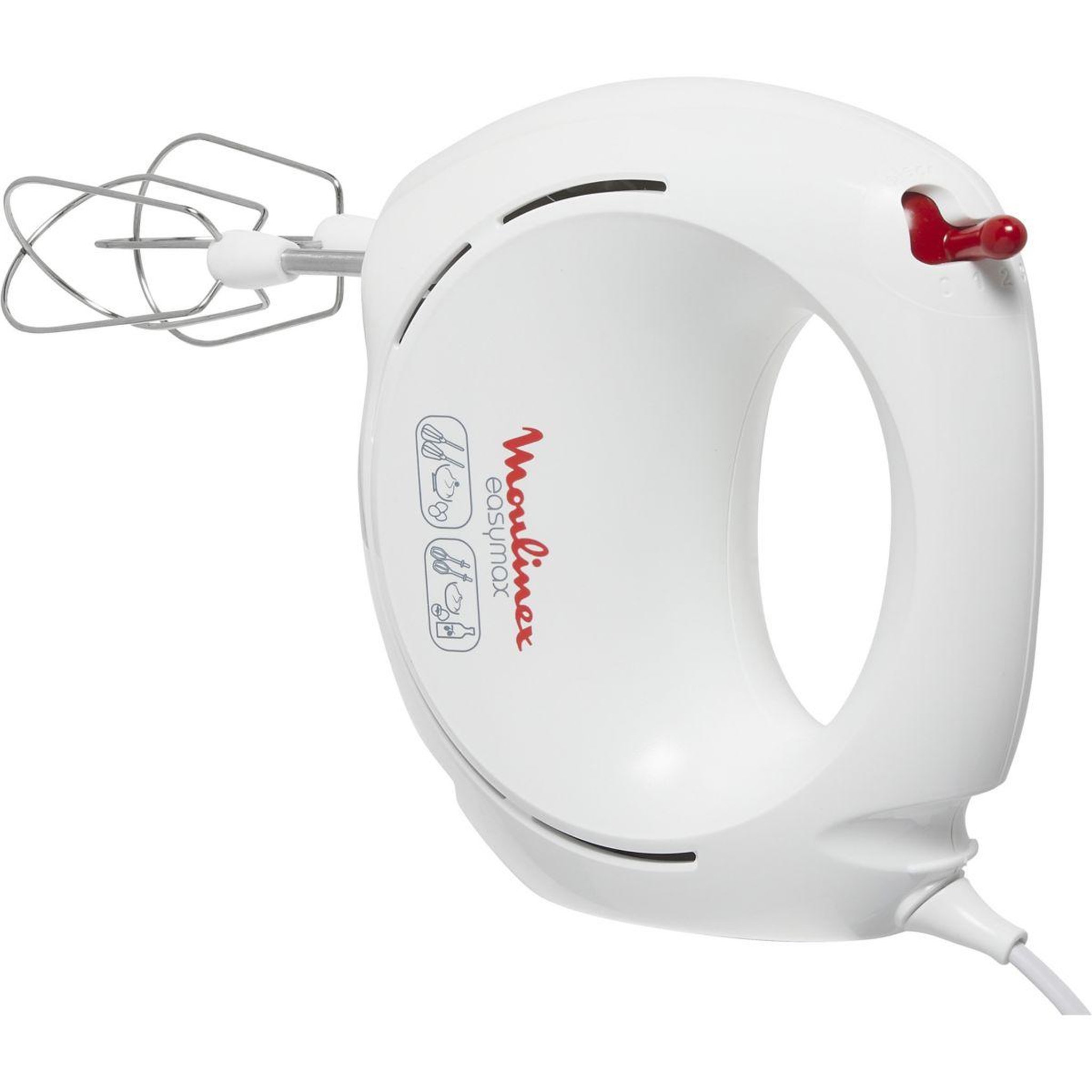 Voir la diapositive 4 : MOULINEX Batteur Easy Max HM2501B1