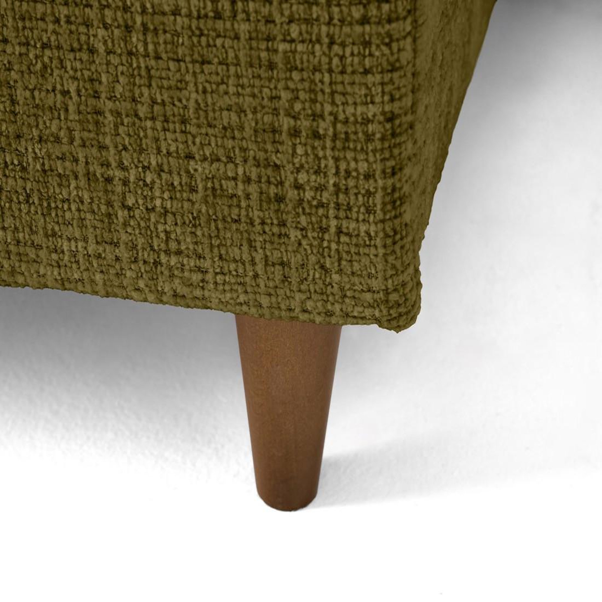 Voir la diapositive 4 : BEST MOBILIER Anna - canapé d'angle gauche 5 places convertible en velours texturé