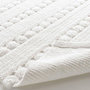 Voir la diapositive 3 : Paris Prix Tapis de Bain Jacquard  Cleonis  50x80cm Blanc