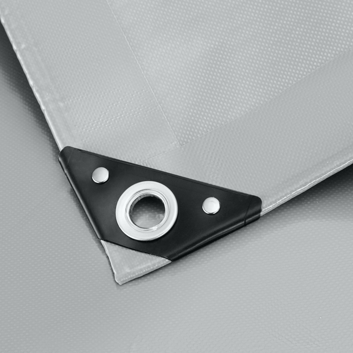 tectake Bâche de protection étanche grise