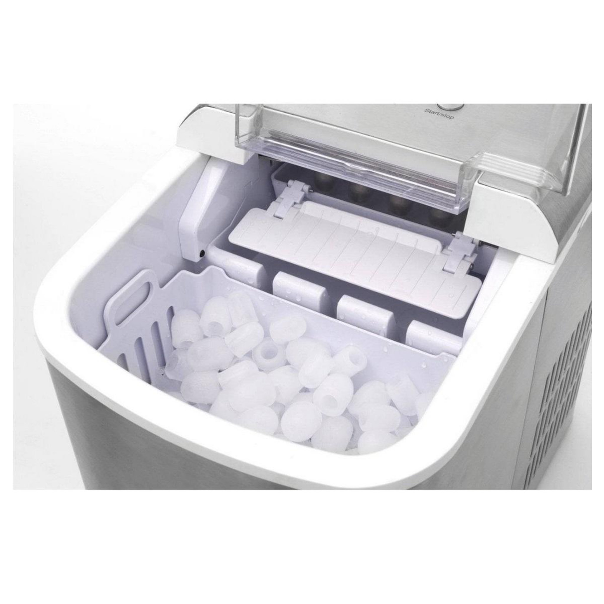Voir la diapositive 4 : caso Machine à glaçons 150w 12kg/24h inox/noir - 3304