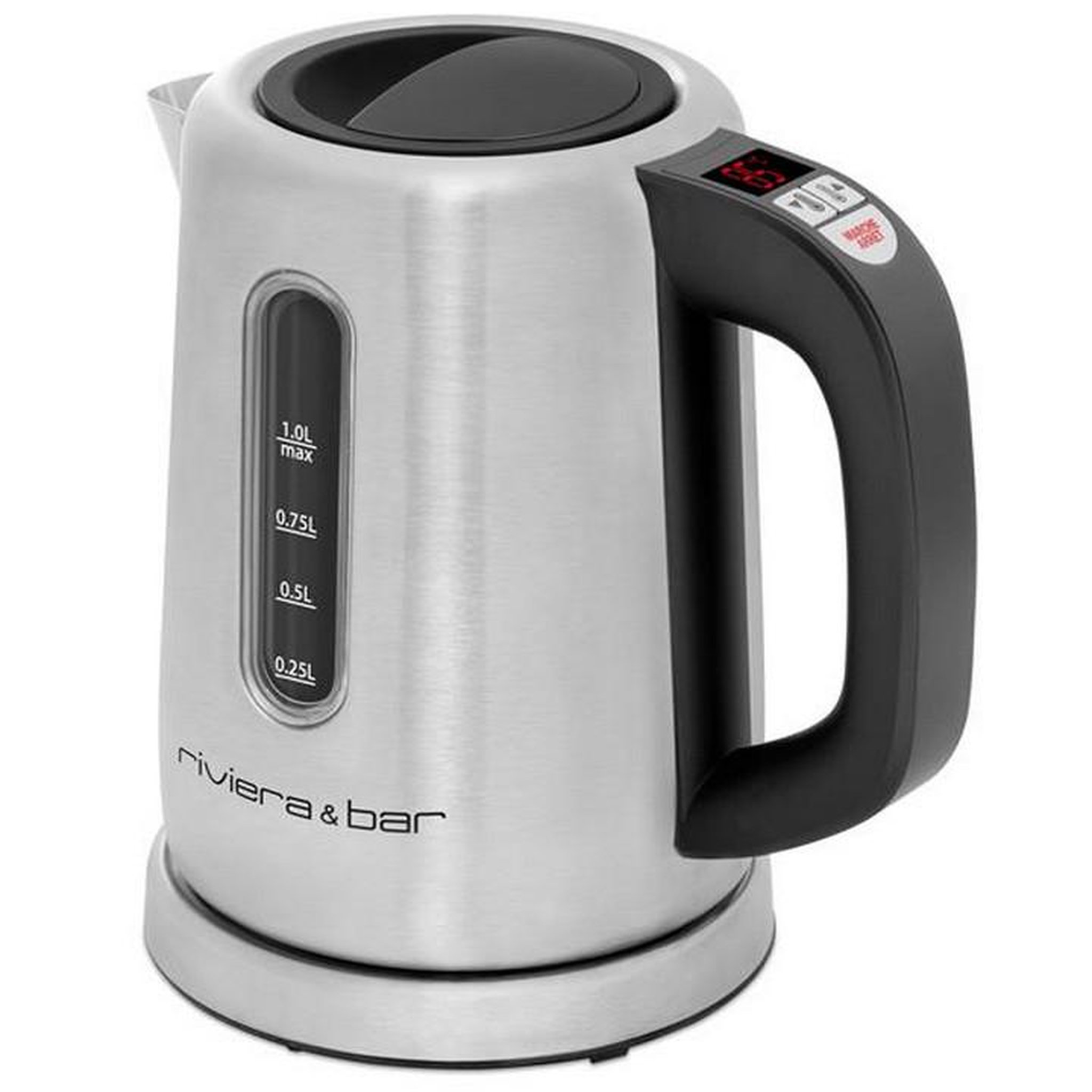 Riviera & Bar Bouilloire sans fil 1l 2000w inox/noir - bbt350