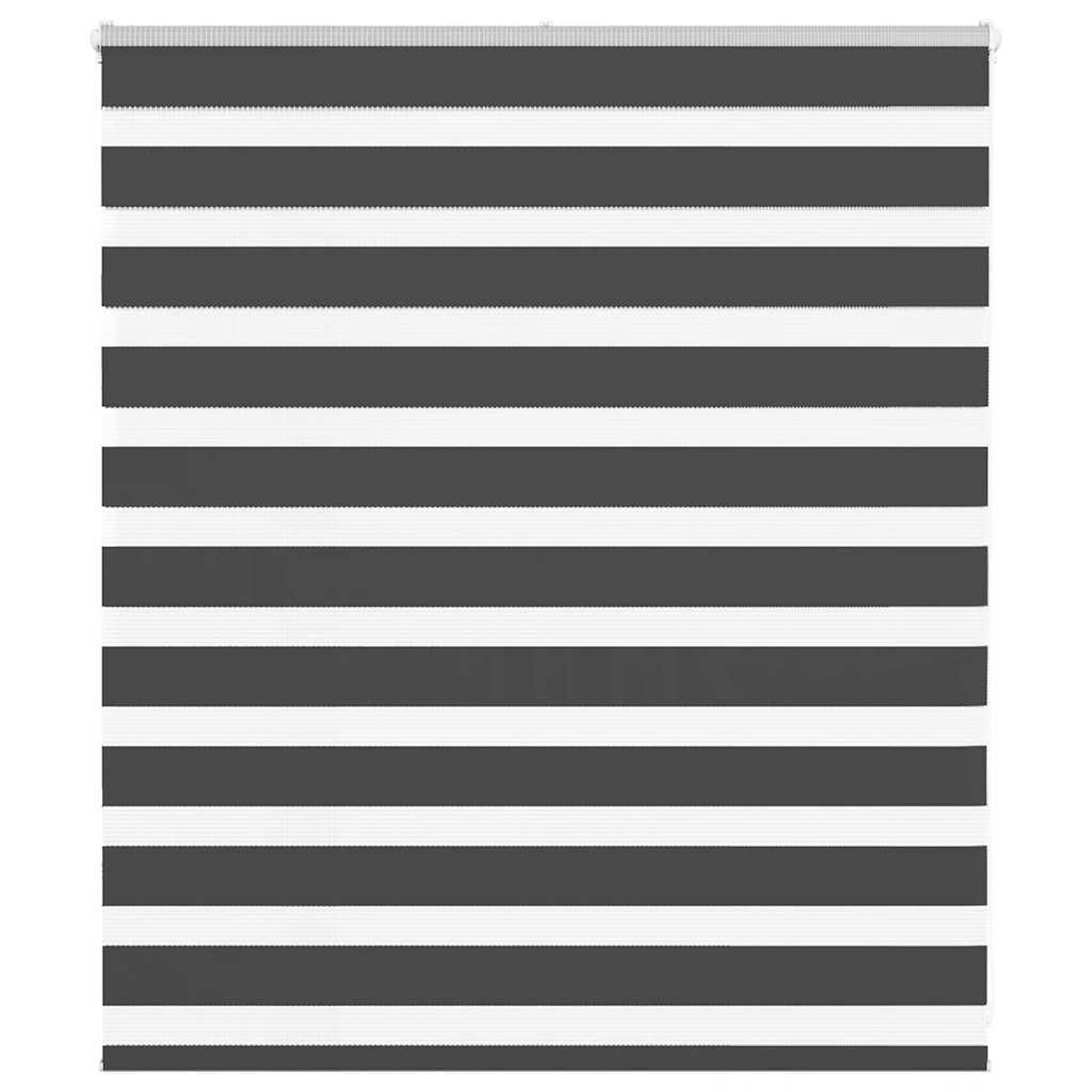 VIDAXL Store zebre noir 125x100 cm largeur du tissu 120,9 cm polyester