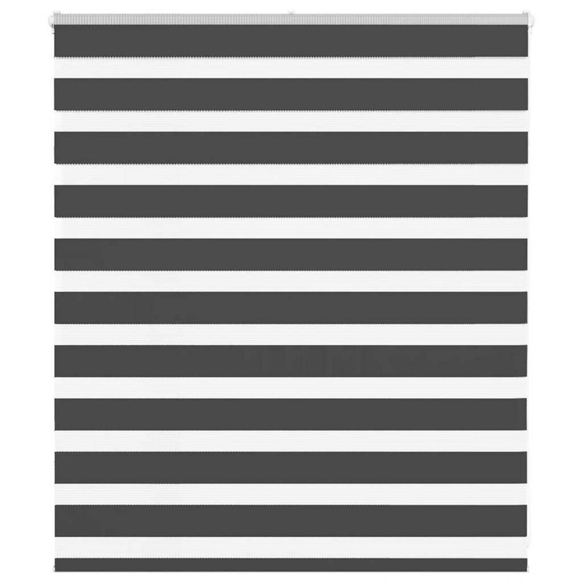 VIDAXL Store zebre noir 125x100 cm largeur du tissu 120,9 cm polyester