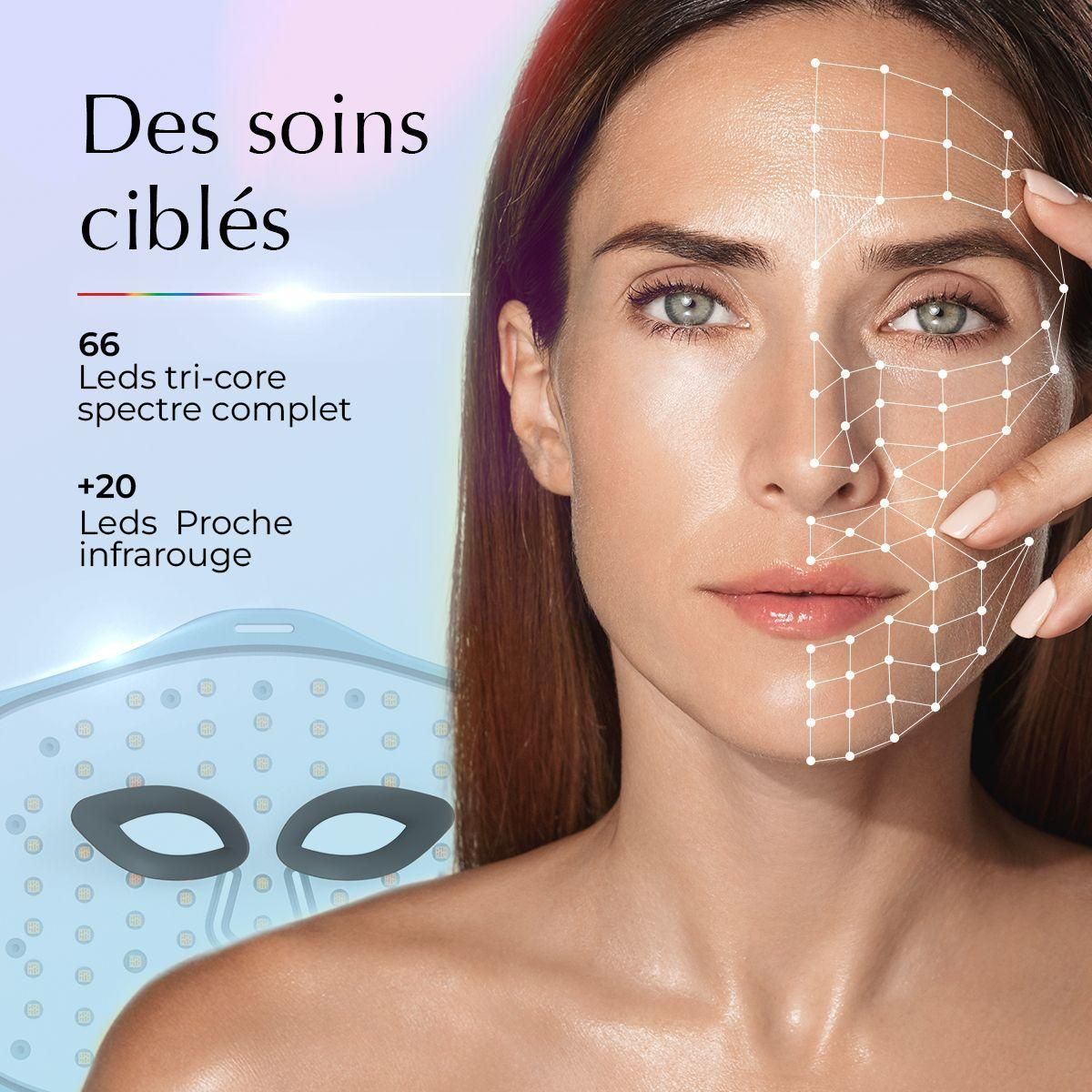 ADURO Masque LED visage MK-03AE