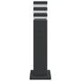 Voir la diapositive 4 : VIDAXL Lampadaire d'exterieur avec sortie noir 50 cm aluminium