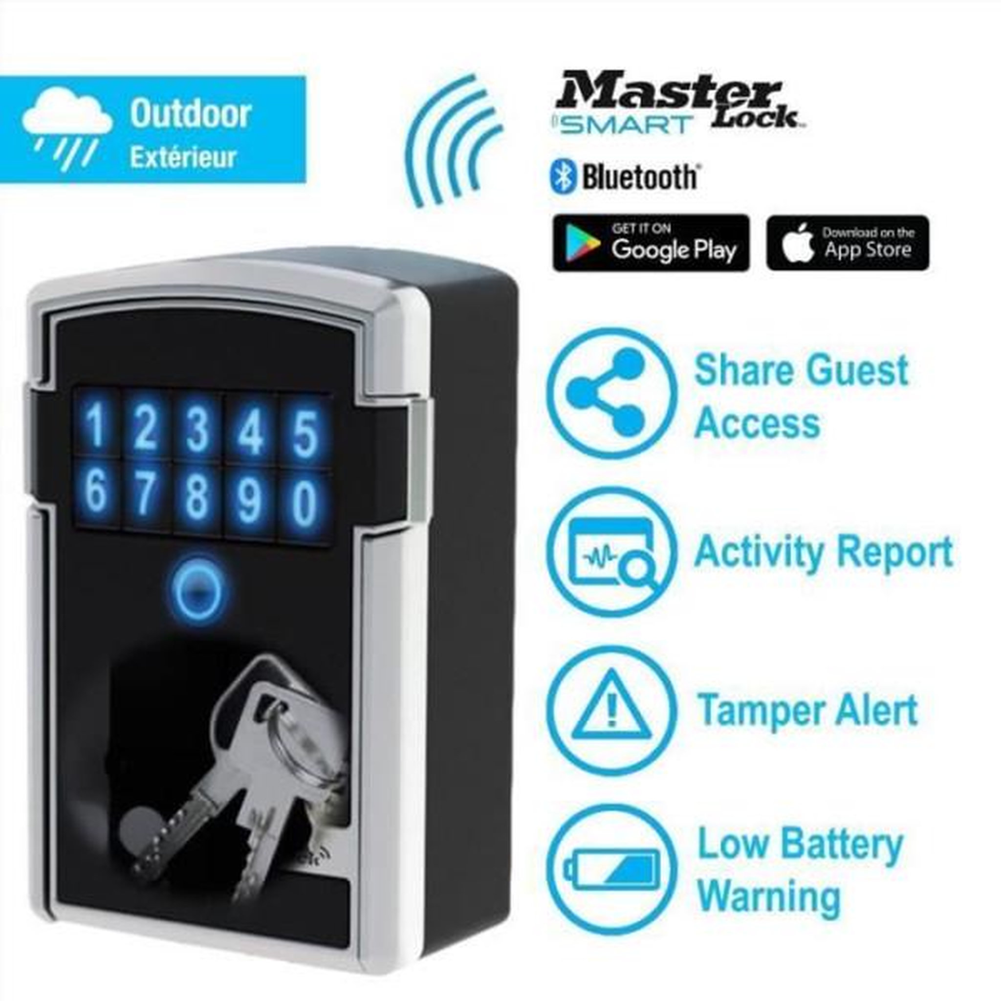 Voir la diapositive 5 : Master lock Armoire de sécurité masterlock boîte a clés 5441eurd - format l