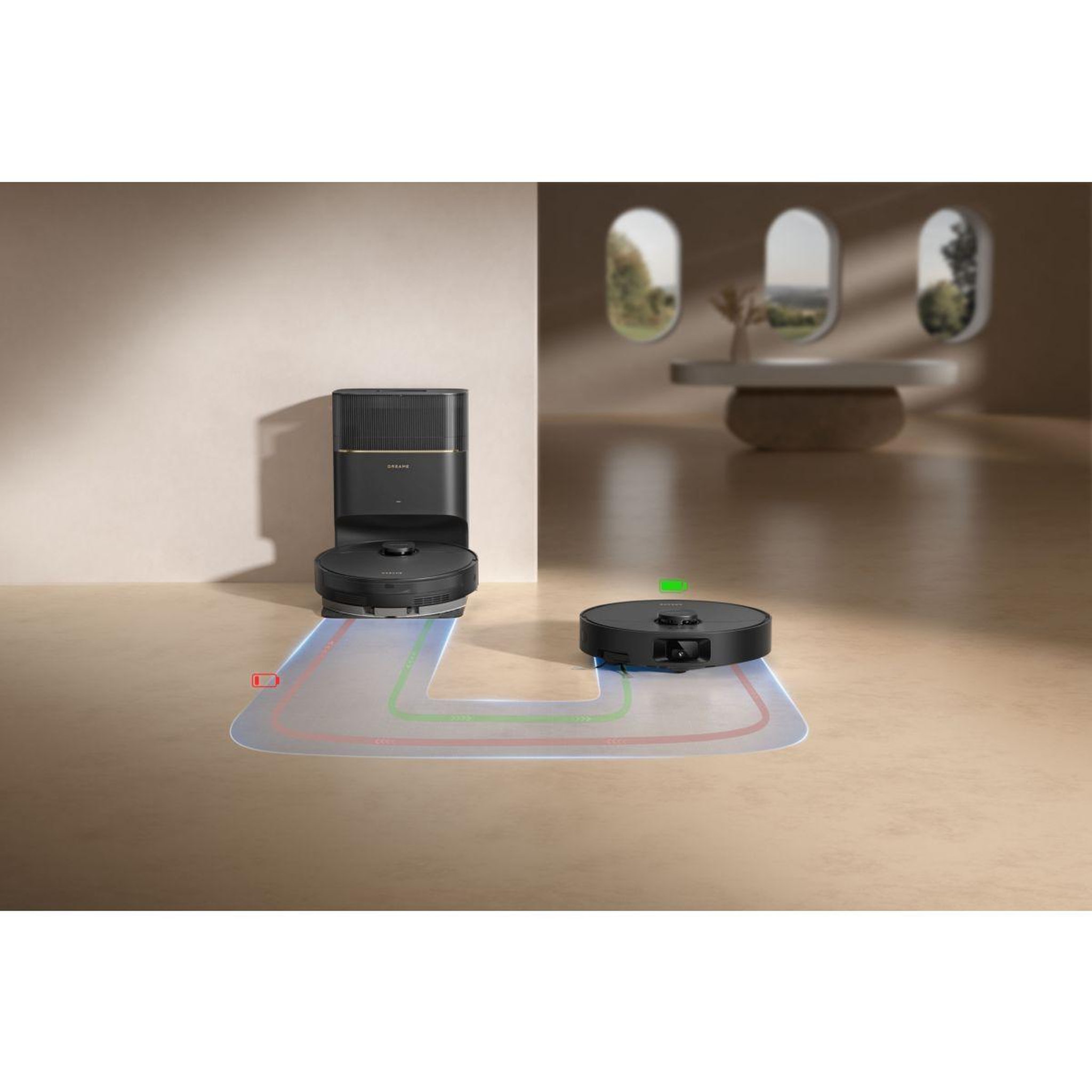 Voir la diapositive 4 : DREAME Robot aspirateur laveur d20 pro plus black