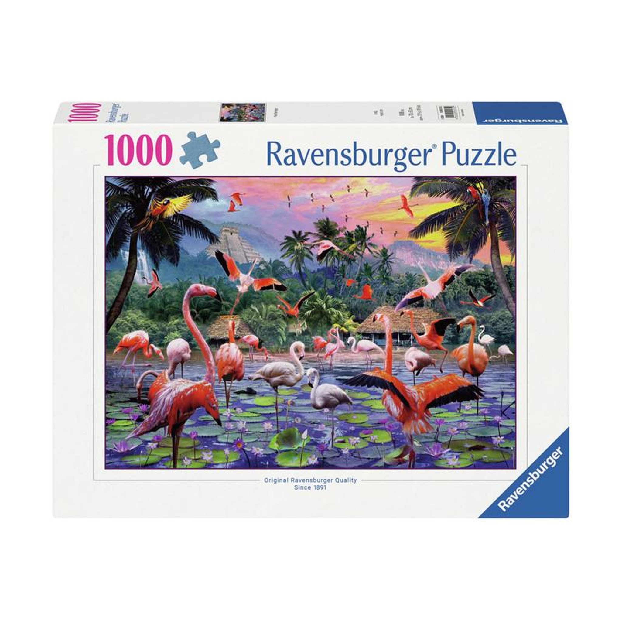 RAVENSBURGER Ravensburger - Jigsaw puzzle Pink Flamingos, 1000 pcs. 120005742