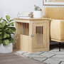 Voir la diapositive 1 : VIDAXL Meuble de cage pour chiens chene sonoma 45x62x59 cm
