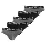 UMBRO Lot de 5 Slips coton homme. Coloris disponibles : Multicolore