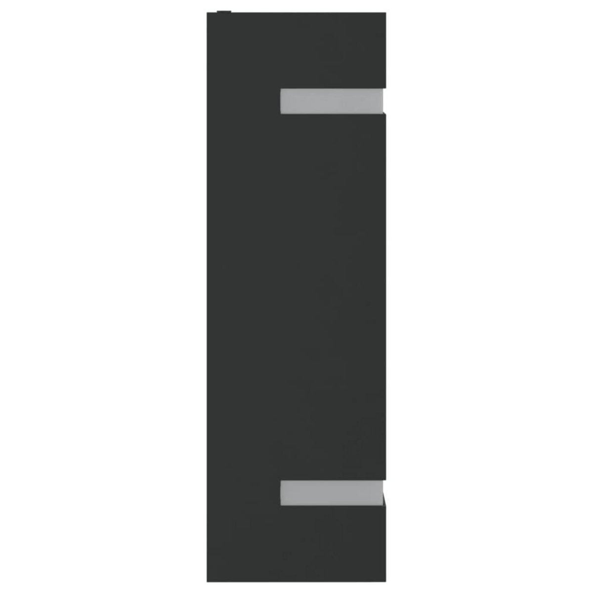 VIDAXL Applique murale d'exterieur noir acier inoxydable