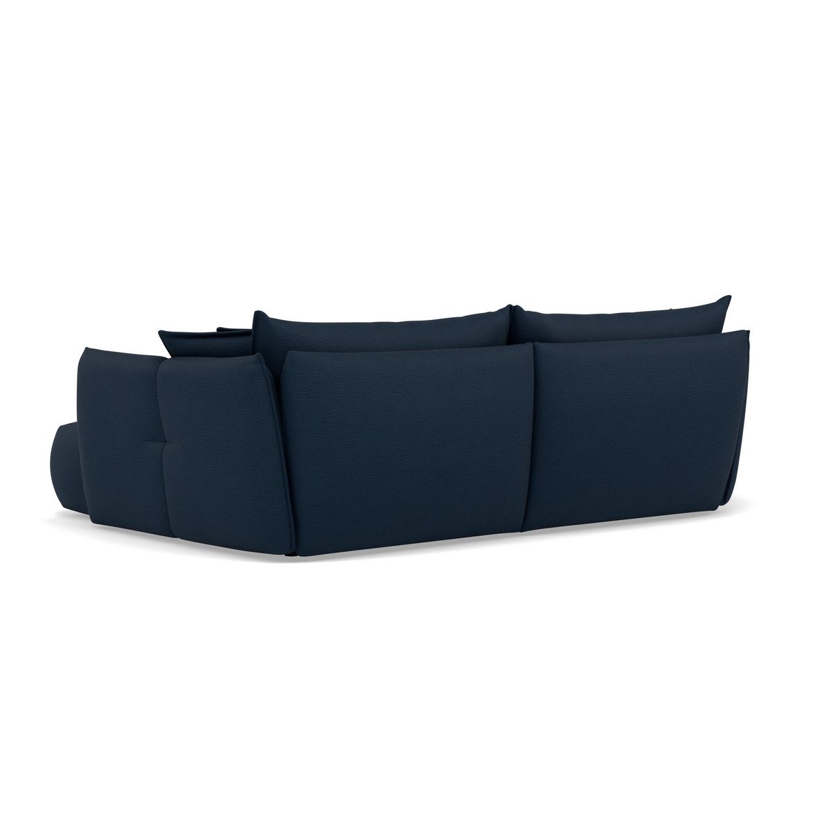 LISA DESIGN Cassiopee - canapé d'angle droit 4 places en tissu texturé