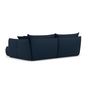 Voir la diapositive 5 : LISA DESIGN Cassiopee - canapé d'angle droit 4 places en tissu texturé