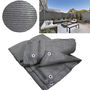 Voir la diapositive 5 : ID MARKET Brise vue renforcé 1,5 x 10 M gris 90 gr/m² classique
