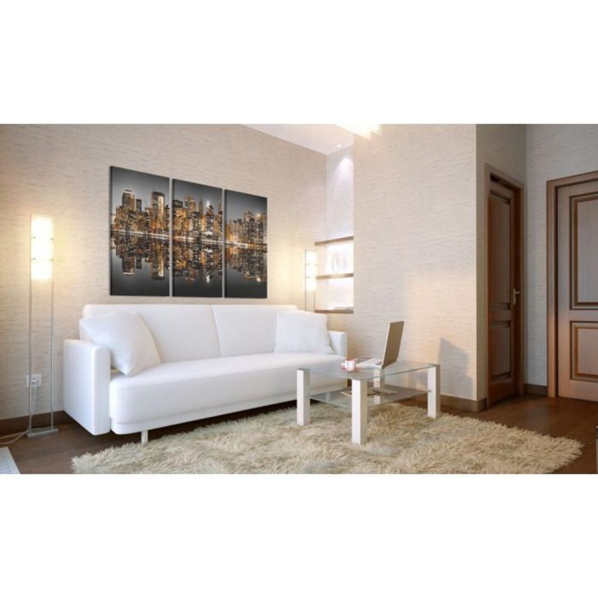 Paris Prix Tableau Imprimé  Mer de Lumières New York