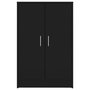 Voir la diapositive 5 : VIDAXL Armoire a chaussures Noir 60x35x92 cm Bois d'ingenierie