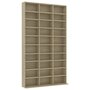 Voir la diapositive 2 : VIDAXL Armoire a CD Chene sonoma 102x16x177,5 cm Bois d'ingenierie