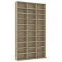 Voir la diapositive 2 : VIDAXL Armoire a CD Chene sonoma 102x16x177,5 cm Bois d'ingenierie