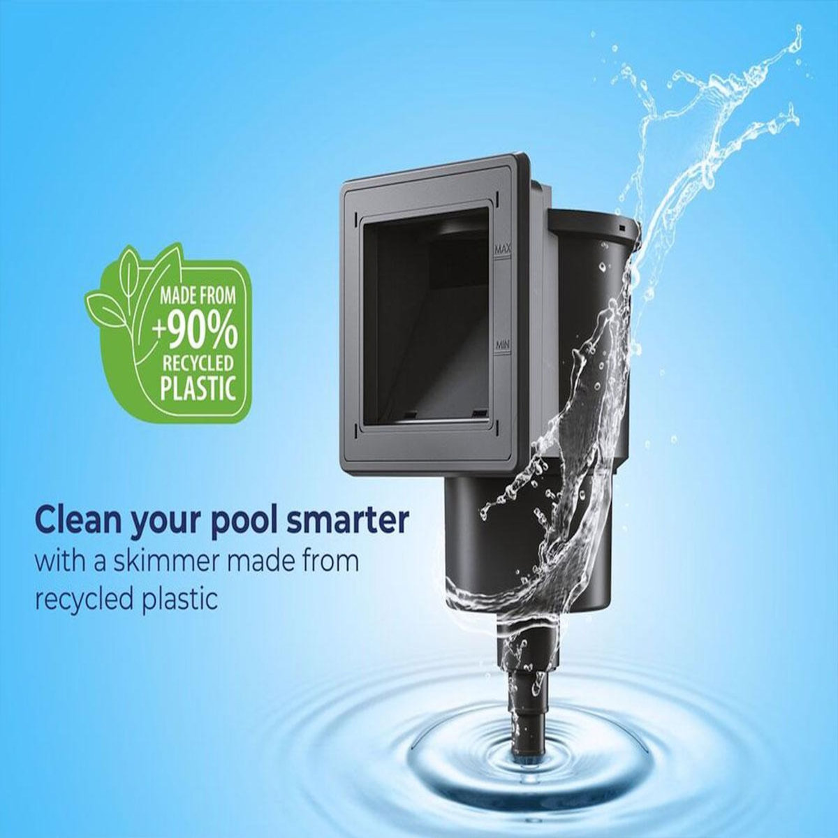 GRE Skimmer pour piscine acier Gris - Gré