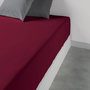 Voir la diapositive 3 : Les Ateliers du Linge Drap housse 100% coton 115g 57fils