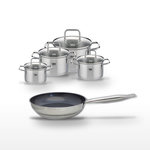 ELO Lot Poêle 24 cm Elo Profi Therm Platinum et 4 Faitouts Elo