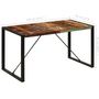 Voir la diapositive 6 : VIDAXL Table a manger 140x70x75 cm Bois de recuperation massif