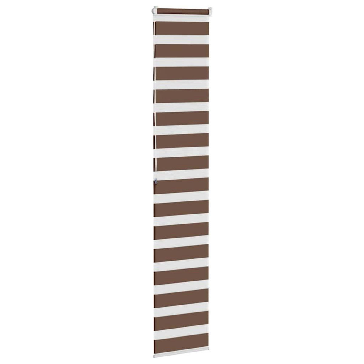 VIDAXL Store zebre marron 45x200 cm largeur du tissu 40,9 cm polyester