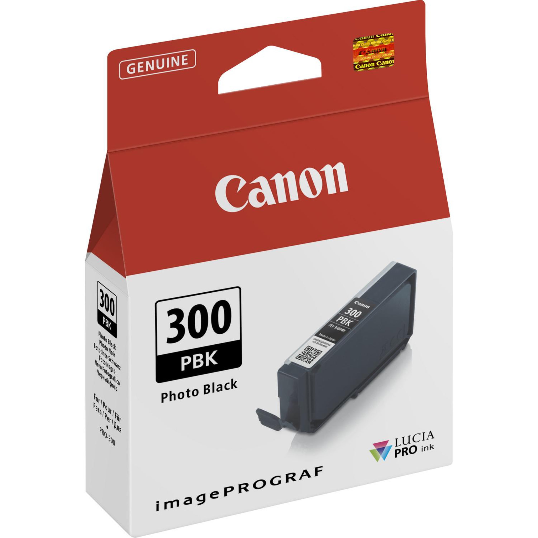Voir la diapositive 2 : Canon Cartouche d encre photo Canon PFI 300 Noir
