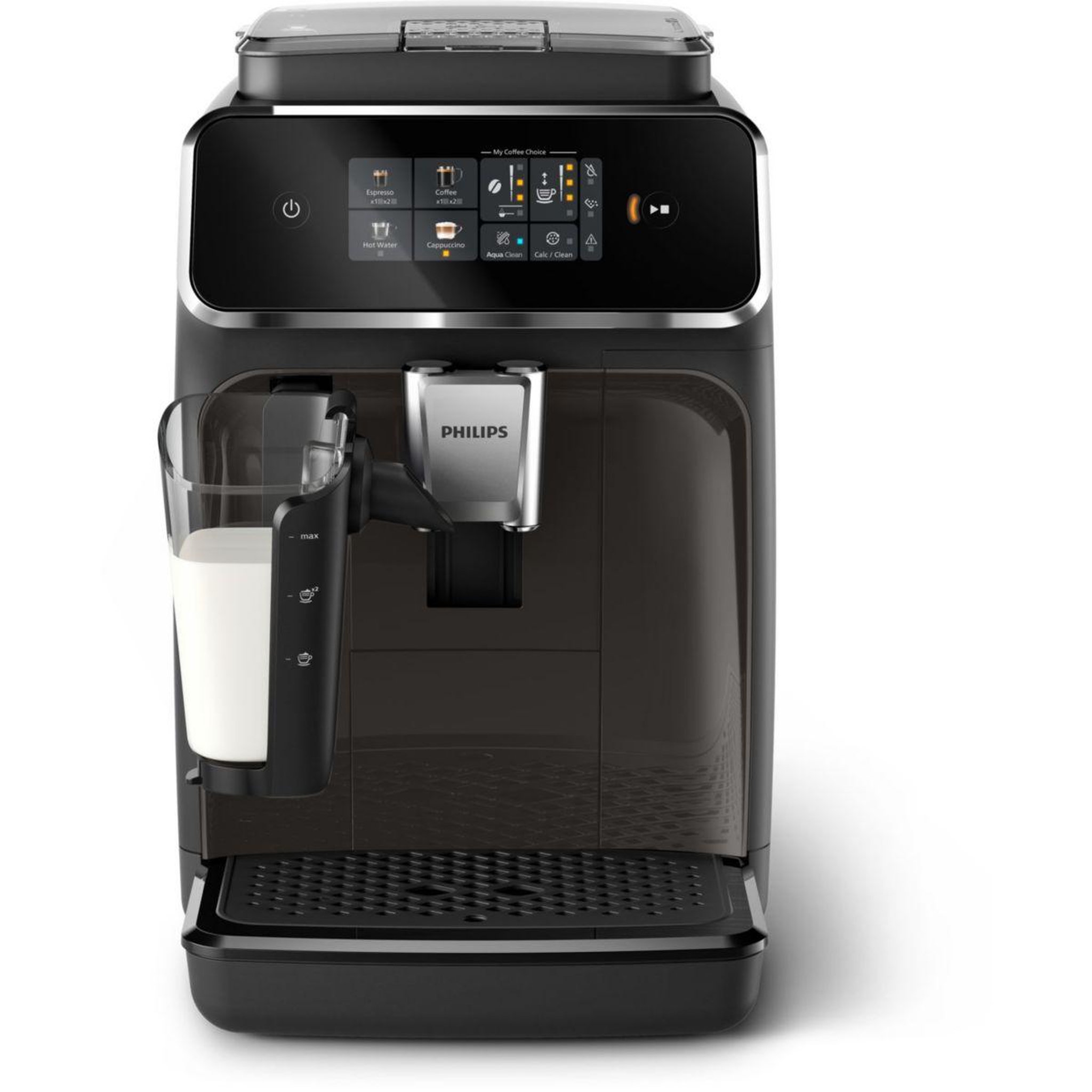 Voir la diapositive 2 : Philips Expresso broyeur ep2334/10 machine à café à grain silent brew série 2300 lattego