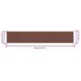 Voir la diapositive 6 : VIDAXL Auvent lateral retractable de patio 117x600 cm Marron